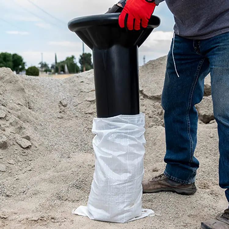 The Sandbag Funnel Do-it-yourself bag filling solution – Sandbag Funne